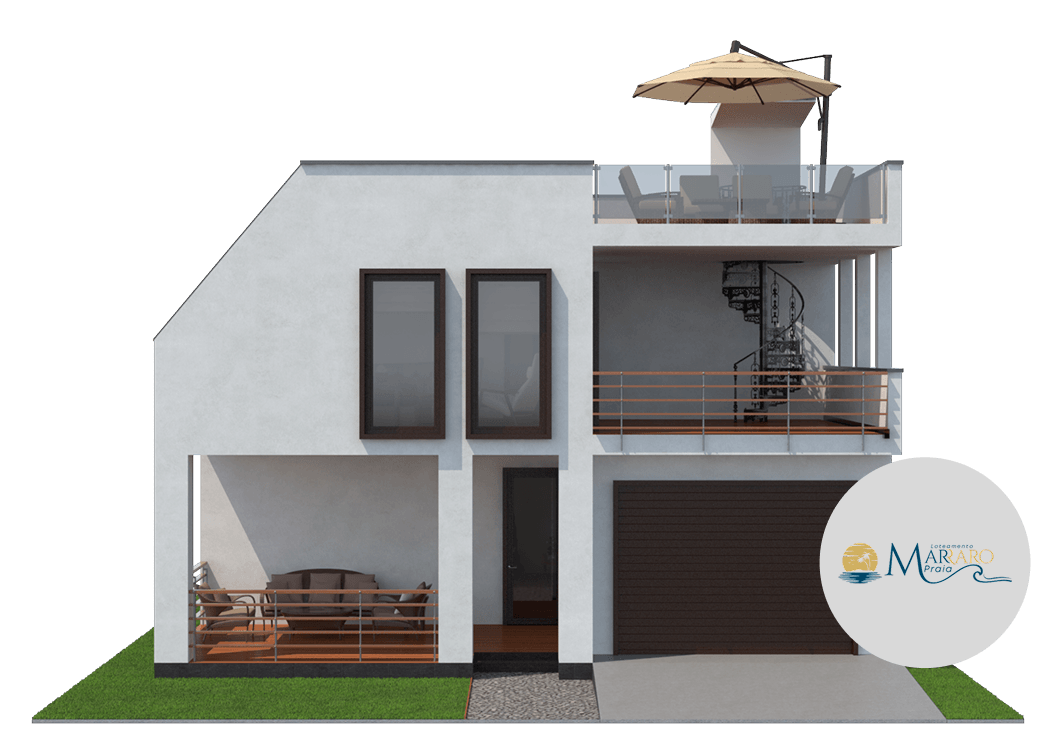 Casa no loteamento Marraro Praia